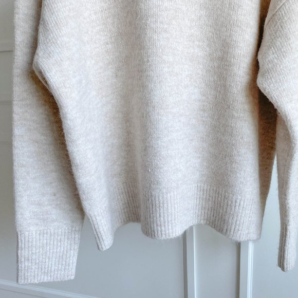 (✨LAST ONE✨) Thick Sweater Wool/Mohair Cream - Picture 11 of 15